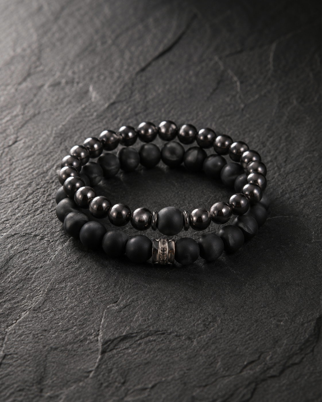 The Black Bead Bracelet