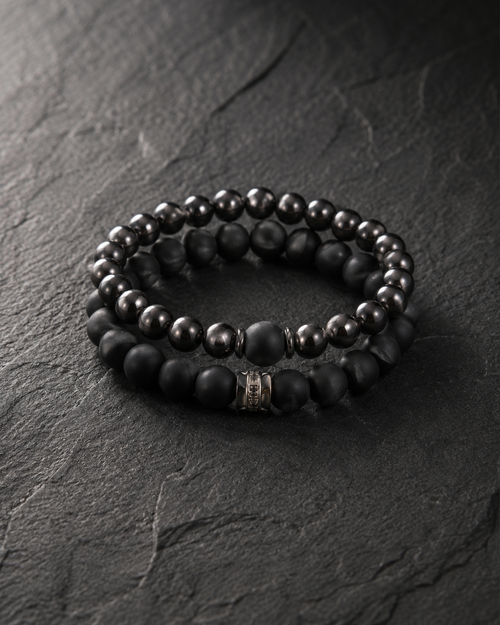 The Black Bead Bracelet