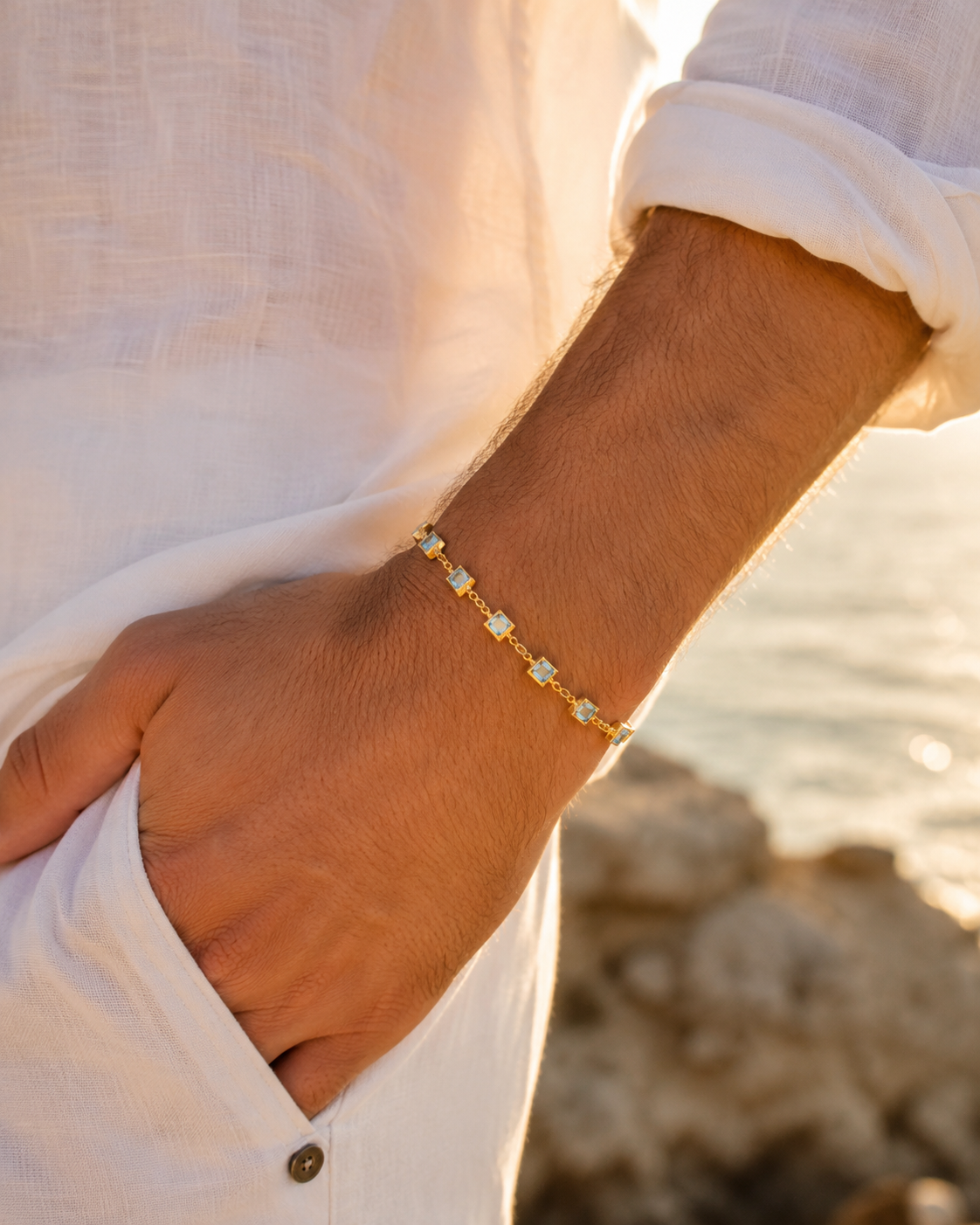 The Stone Link Bracelet