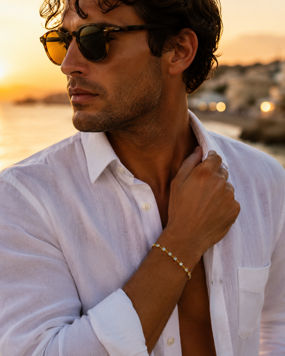 The Stone Link Bracelet