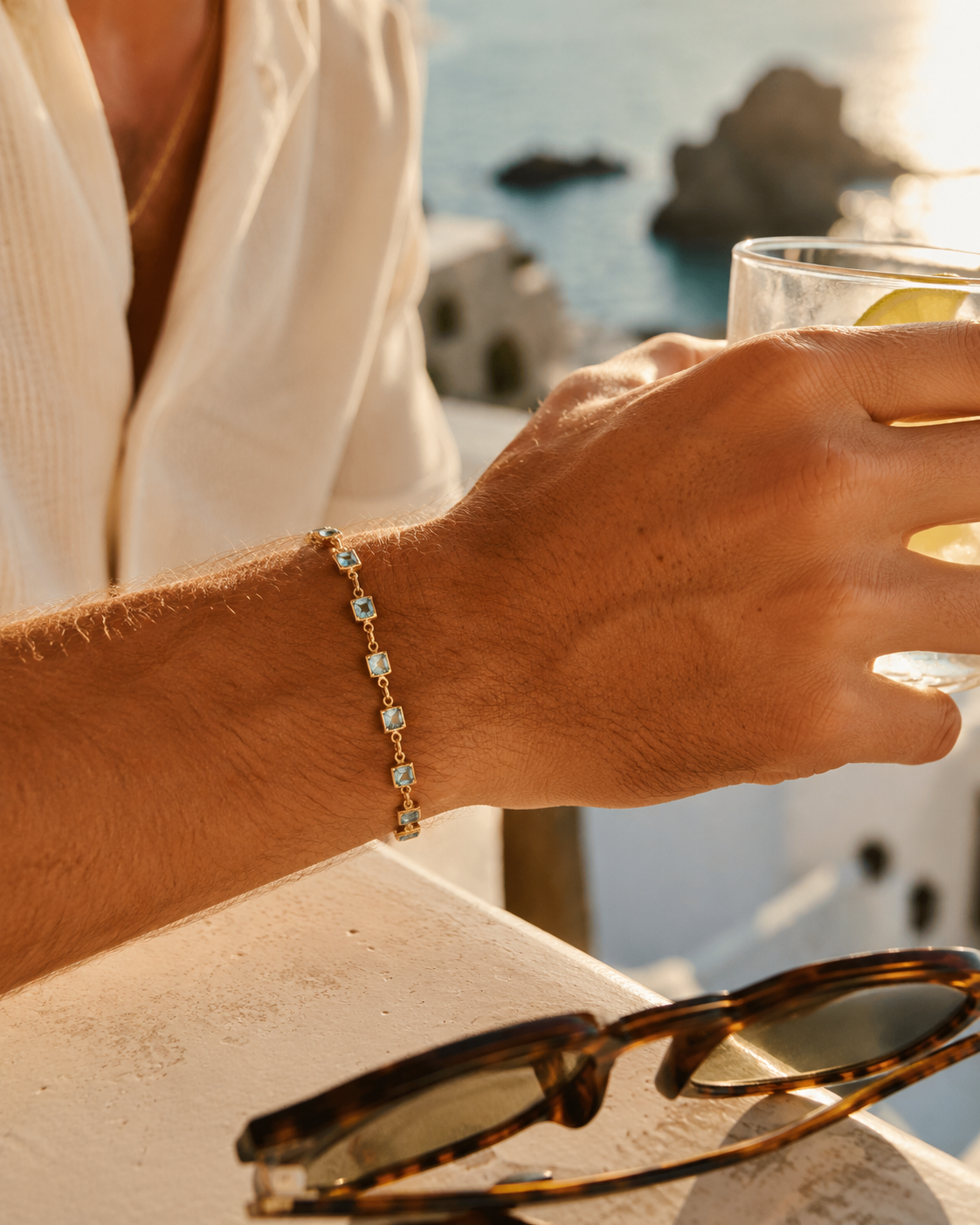 The Stone Link Bracelet