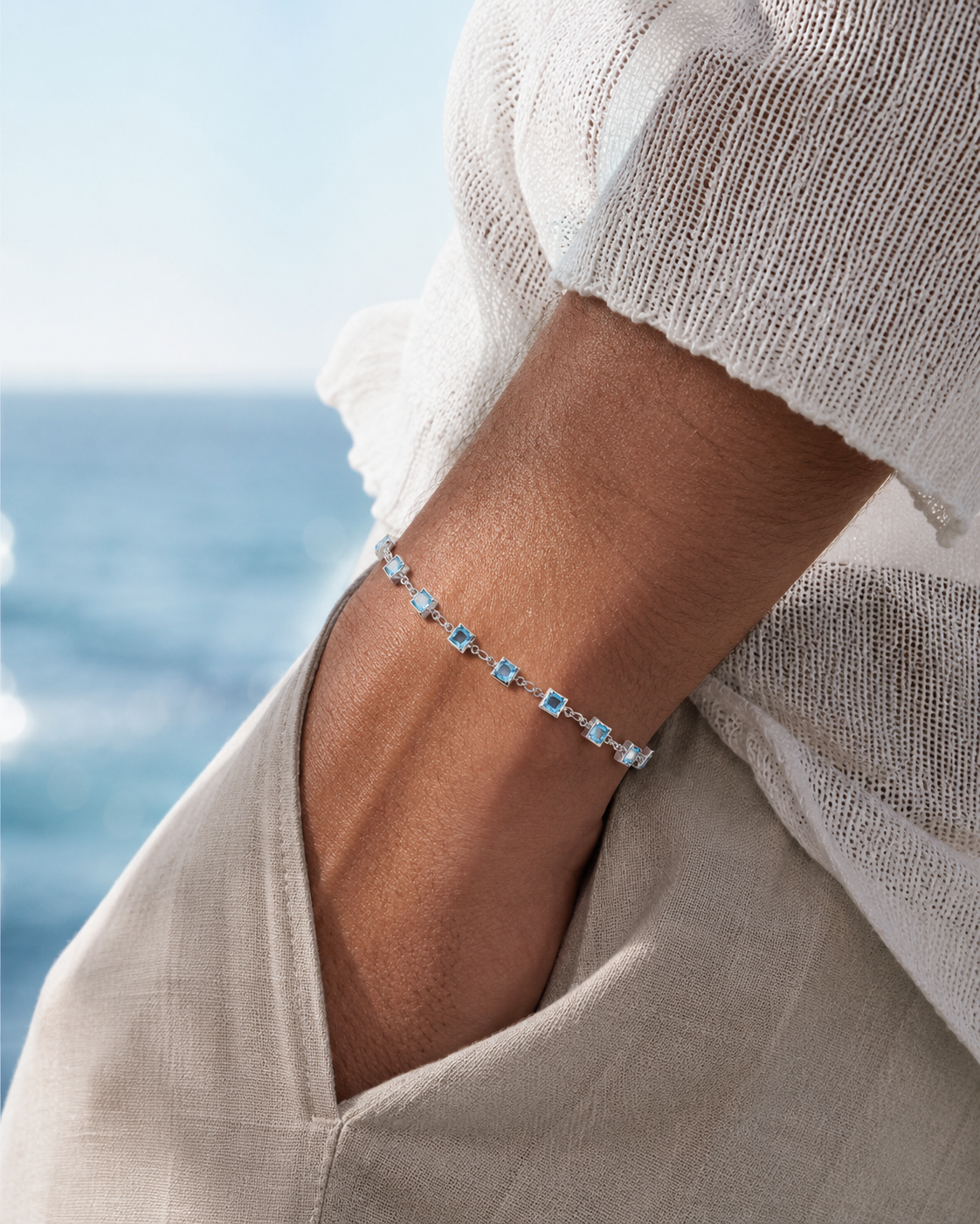 The Stone Link Bracelet