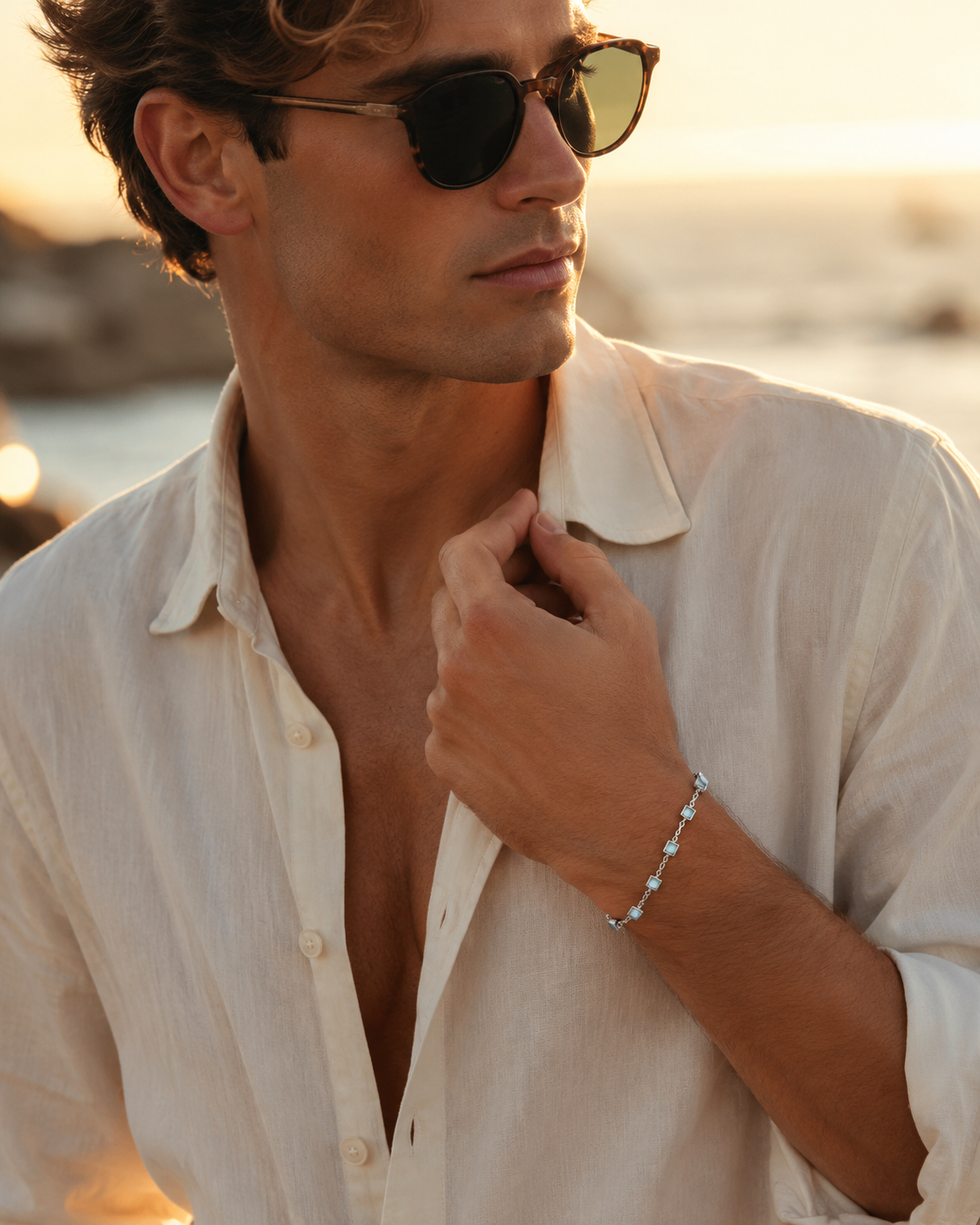 The Stone Link Bracelet